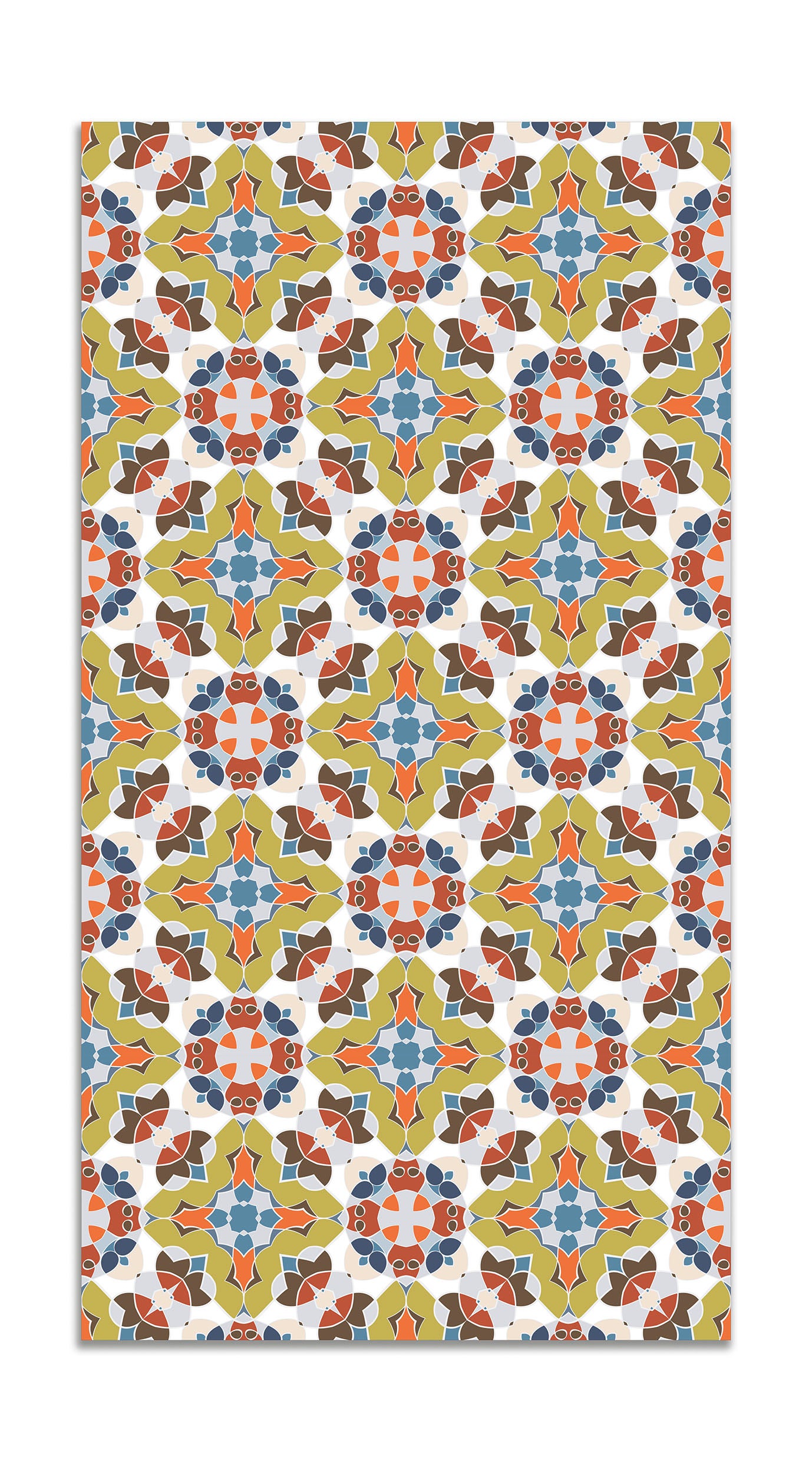 Panorama alfombra vinílica baldosín estilo oriental original 160x230 cm - alfombra cocina vinilo - alfombra salón antideslizante