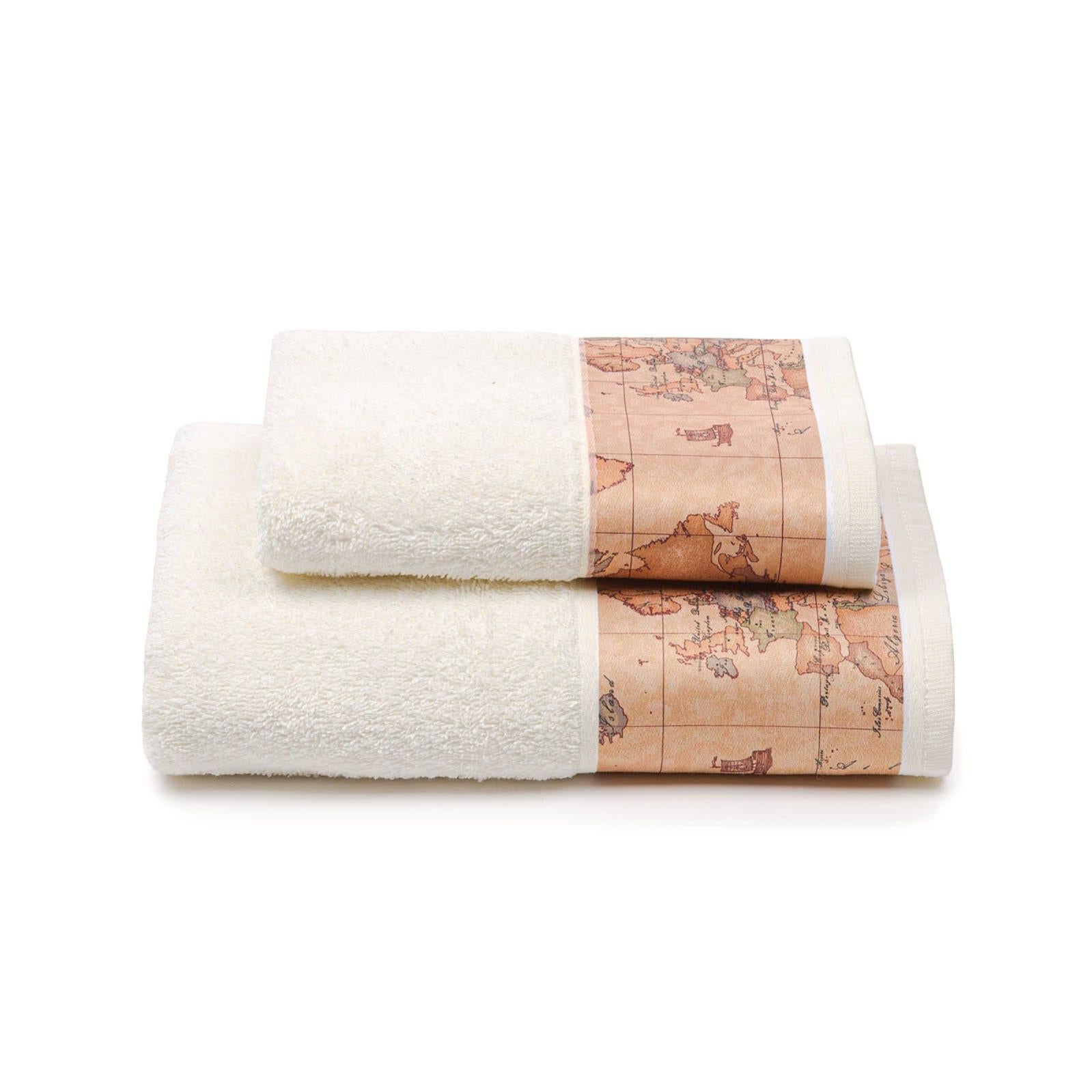 Asciugamano Spugnissima Con Ospite - Set 2 Pezzi In Cotone Vellutato 420g/mq - Foto 4