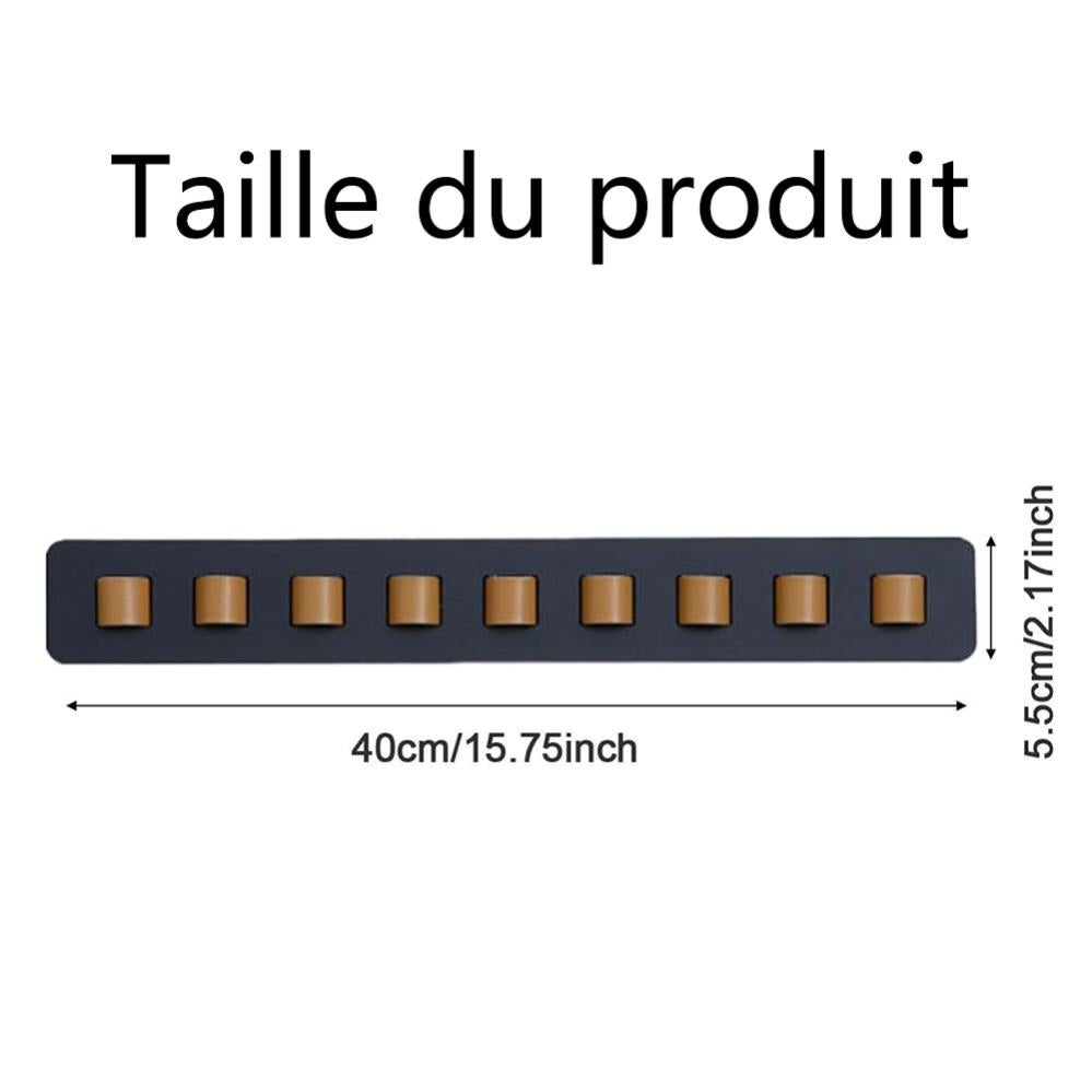 Xiuyer Lot De 4 Supports Muraux Pour Lunettes De Soleil - Organisateur De Rangement Mural à Suspendre - Pour Lunettes De Soleil - Gris