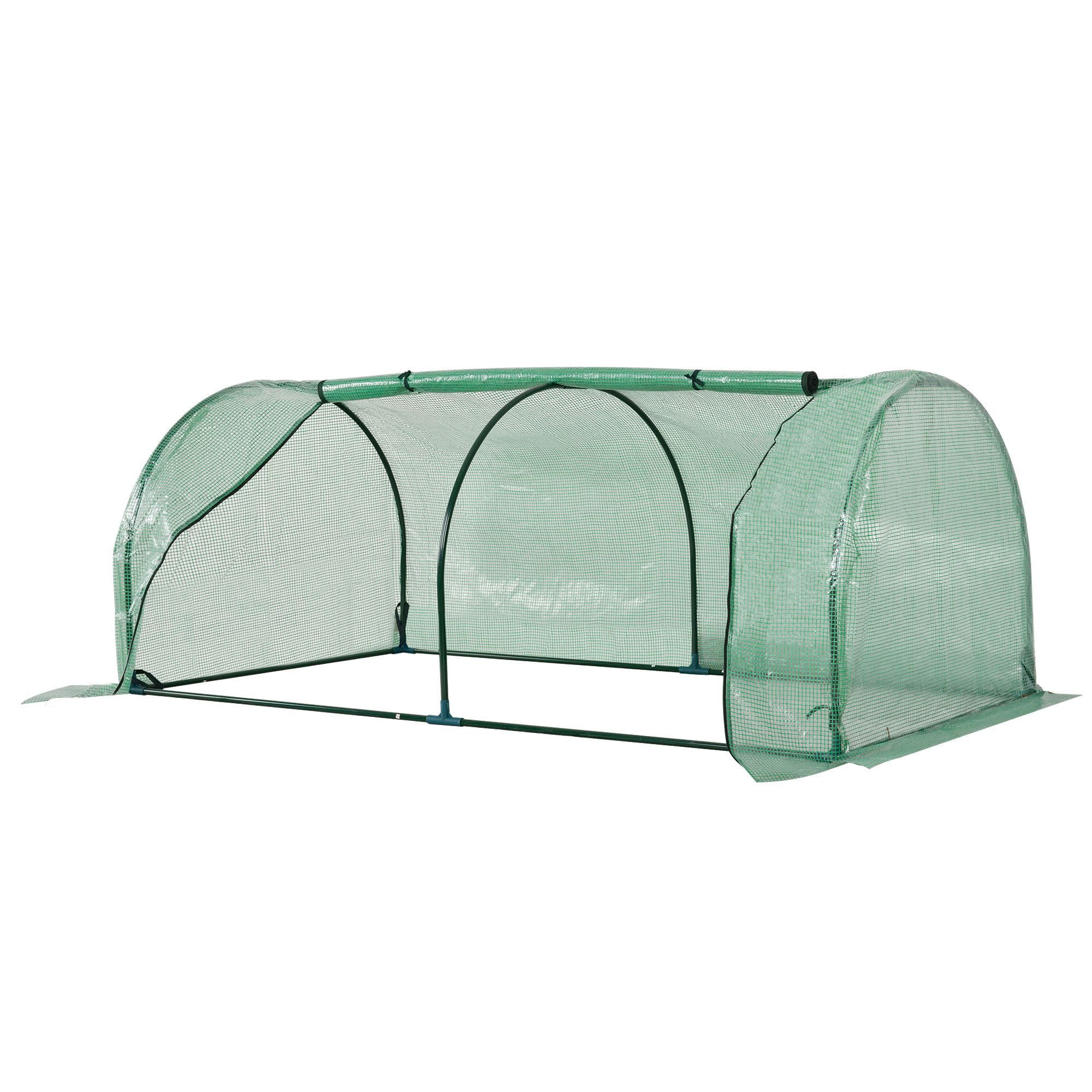 Mini invernadero de plantas para interior y exterior, cubierta de