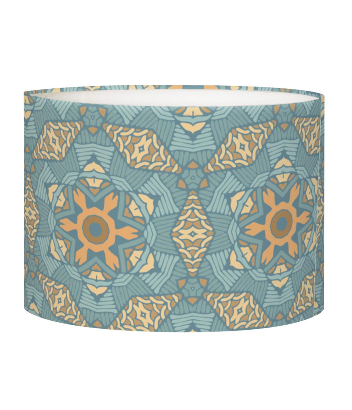 Paralume per lampada da tavolo o piantana in tessuto diam 16cm beige