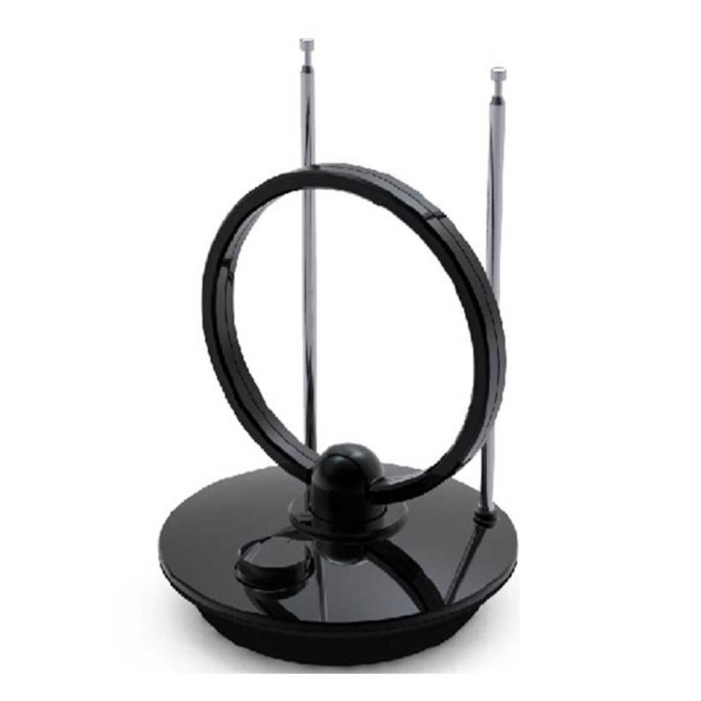 Antenne TV Intérieure 36 DBI Avec Amplificateur | Portée Jusqu'à 200 Km, Compatible TNT HD 4K | Pour VHF/UHF/FM - 11
