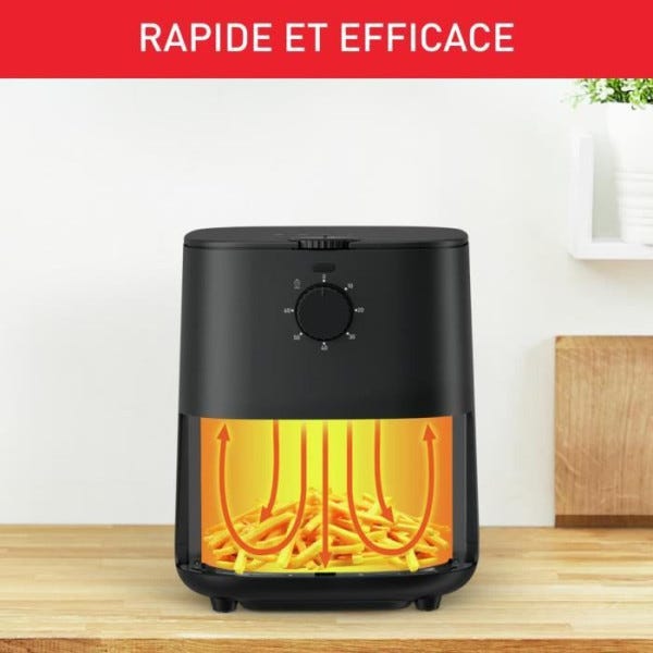 Friteuse Electrique MOULINEX sans huile Air Fryer 3.5L Easy Fry Essential  EZ130810