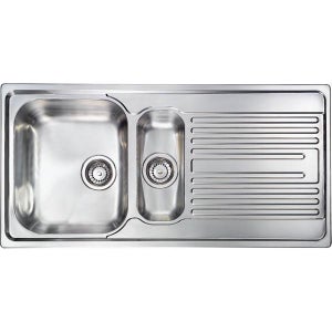 CM Lavello Cucina 1 Vasca Gocciolatoio SX Inox 86x50 CM 010443.D1