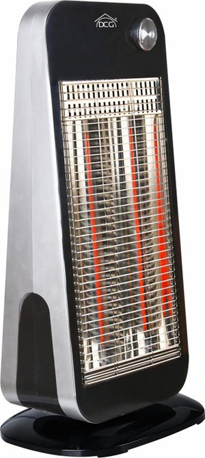 Stufa elettrica con elementi Al Carbonio CM70 stufetta risparmioenergia  consumo basso W450-900 caldo bagno casa