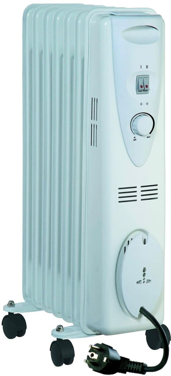 Ardes AR4R07VIN Radiatore Termosifone Elettrico Ad Olio Stufa Portatile 7 Elementi 1500 Watt Colore Verde 90925369 - Foto 9