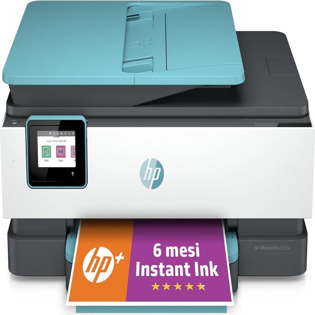 HP 229W9B Stampante Inkjet a Colori Stampa A4 Wi-Fi Airprint OfficeJet Pro  8025e