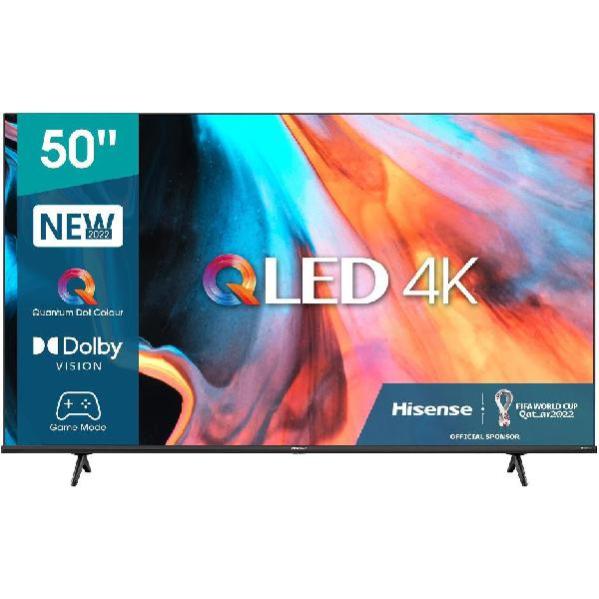 Hisense Smart TV 50  4K Ultra HD Display QLED con sistema Vidaa U Nero  50E79HQ