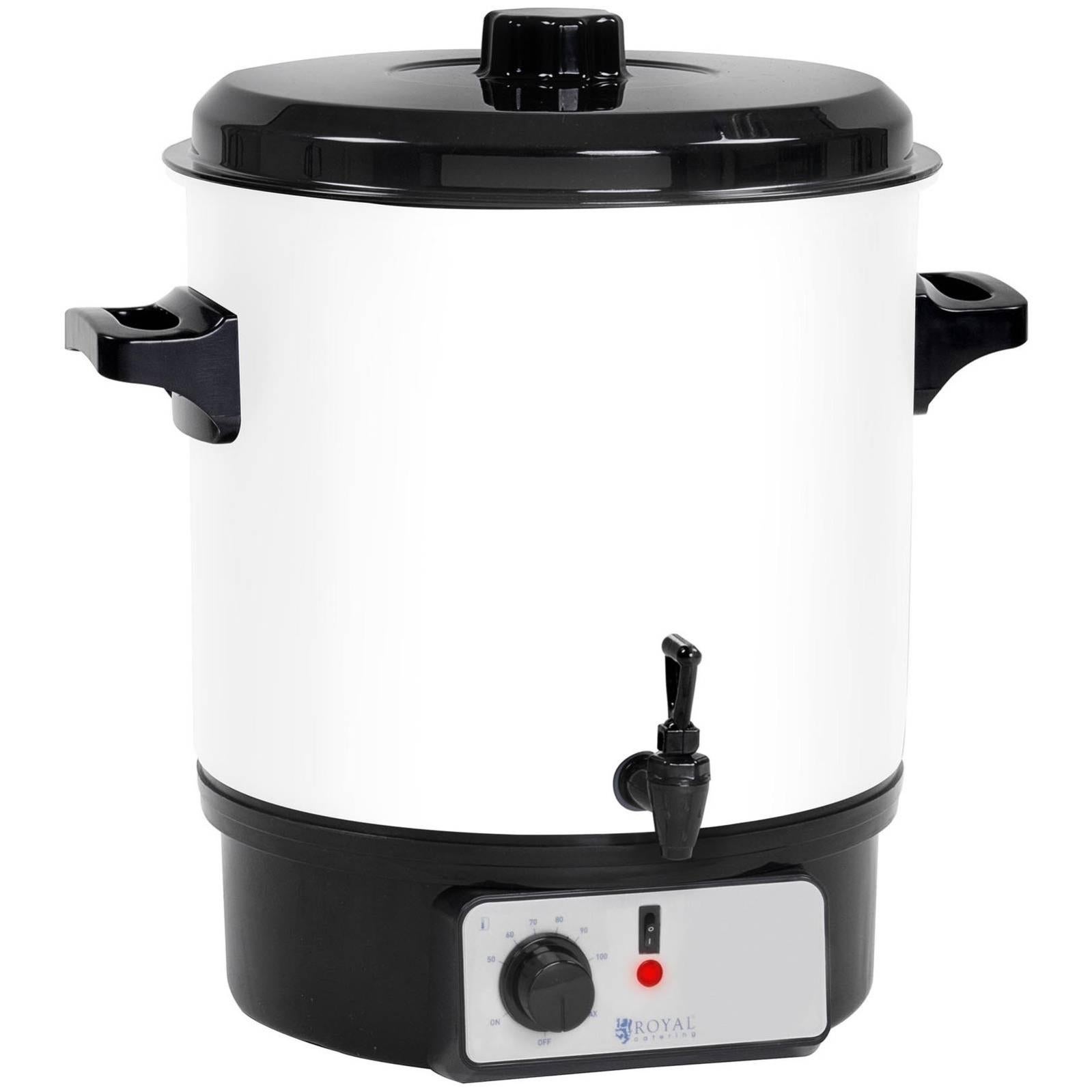 Marmite à Vin Chaud électrique 400W - Urne En Inox - Pour Buffet, Restaurant, Fête