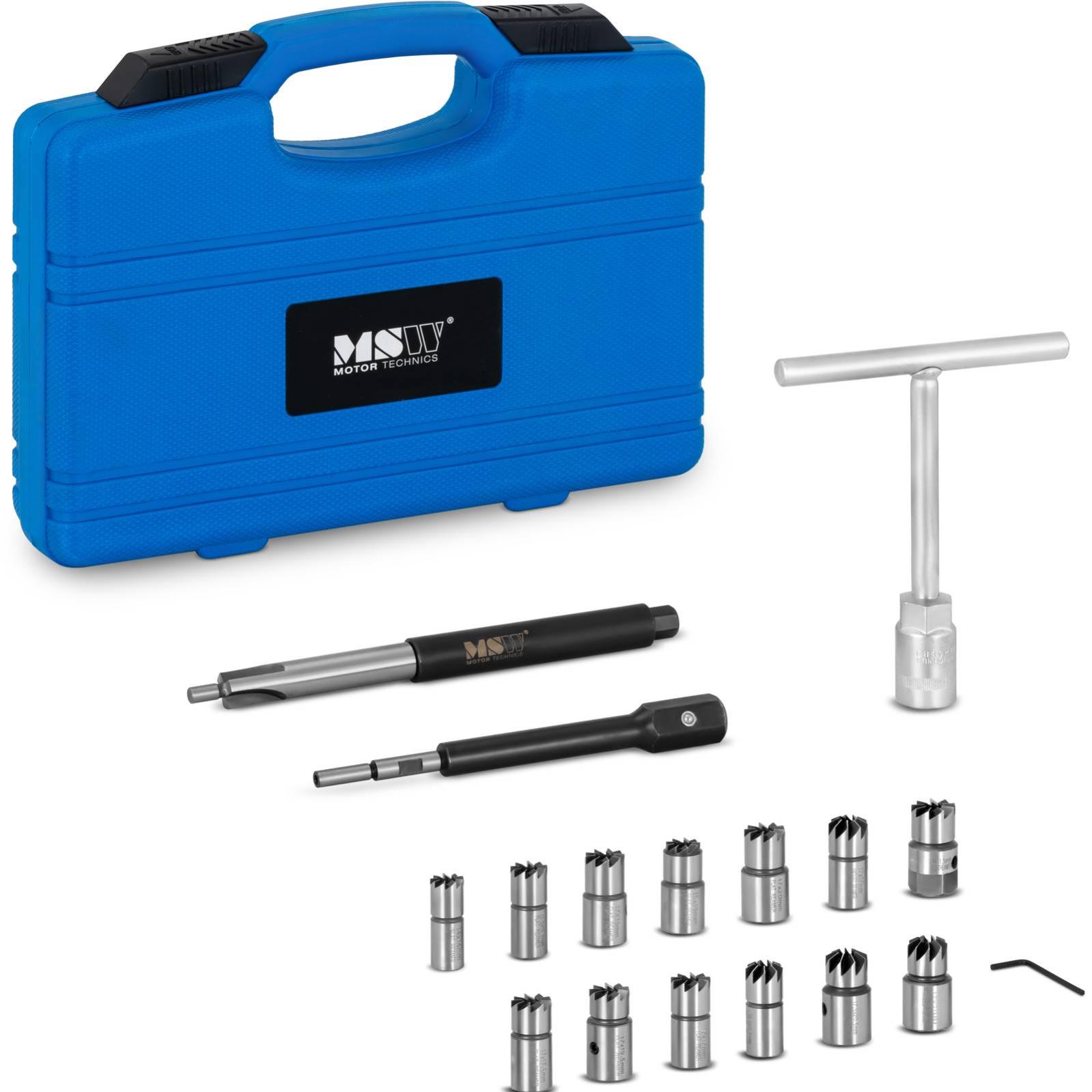 Coffret de rectification et de nettoyage de siège d'injecteur MSW