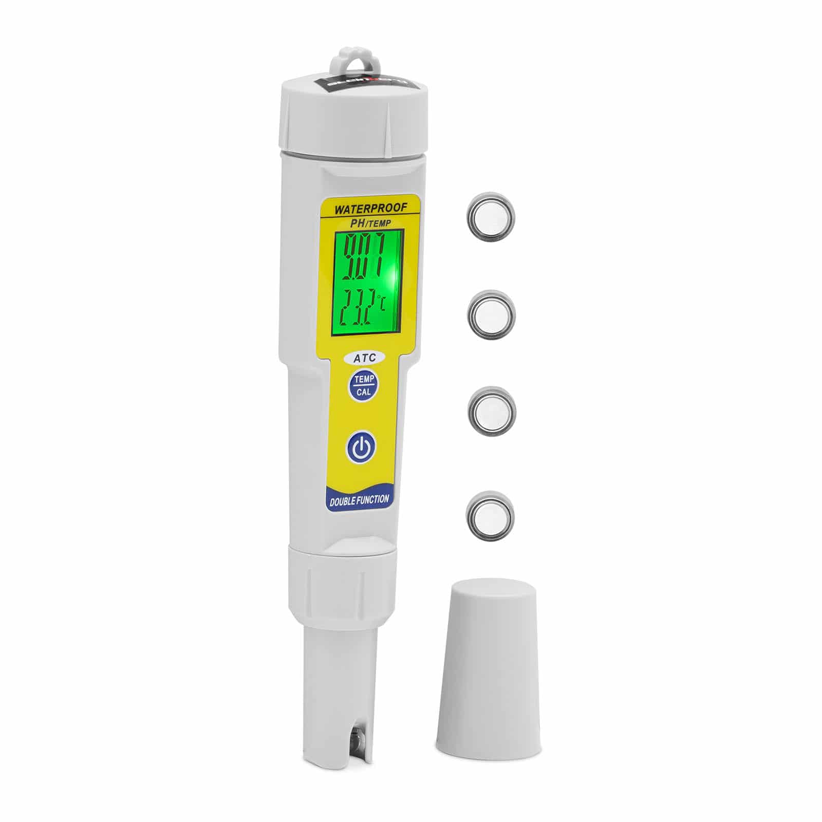 Testeur de pH 0 - 14 pH LCD Température 0 - 50 °C Testeur ph