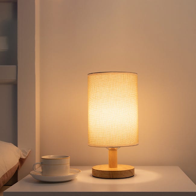 Lampe de table, lampe de nuit de chevet, lampe de table USB avec