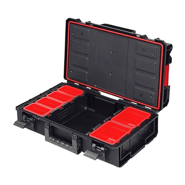 Qbrick System PRO Kit caisse à outils sur roulettes, 3…