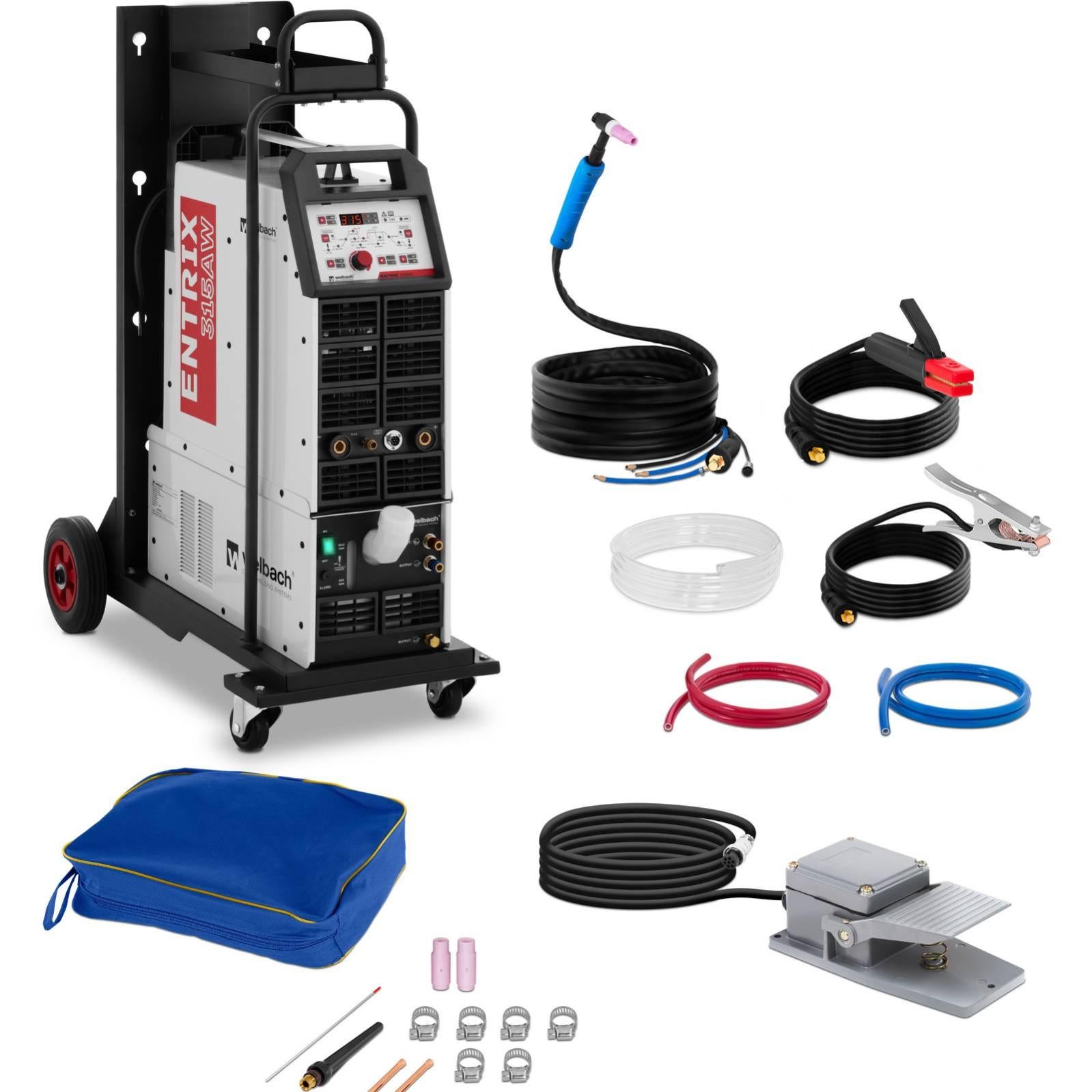 Welbach Poste À Souder Aluminium Alu TIG MMA - 400 V, 315 A