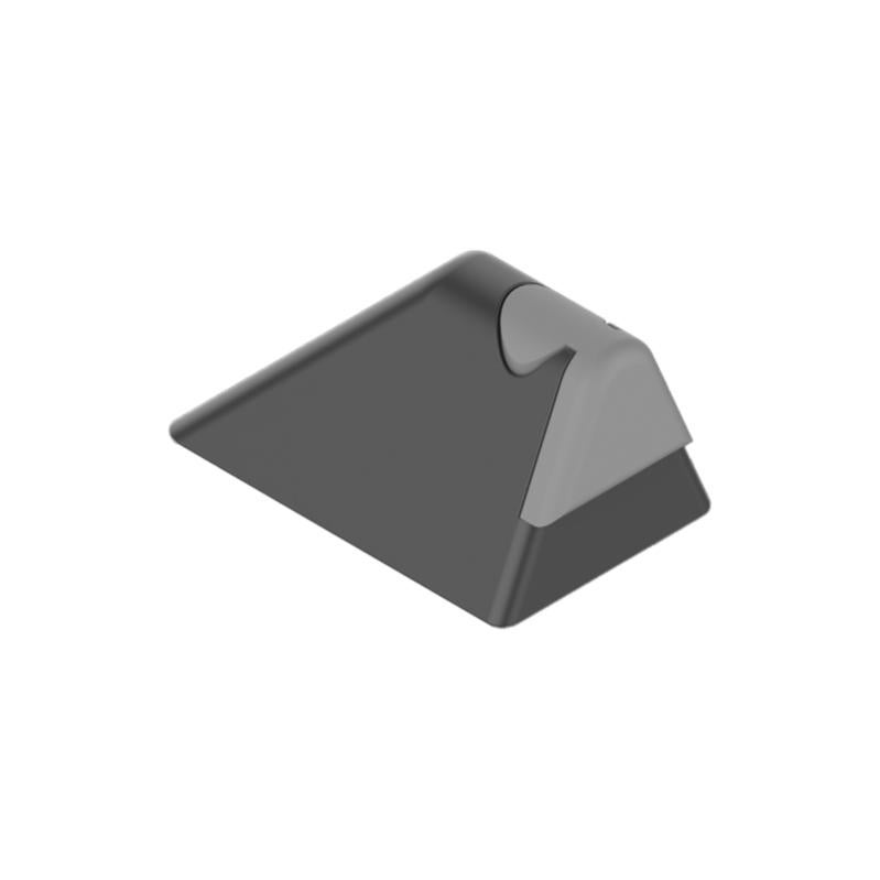 Butée Pour Coulissant LA CROISEE DS - Gris Clair Aluminium, Semi-mat, Universelle