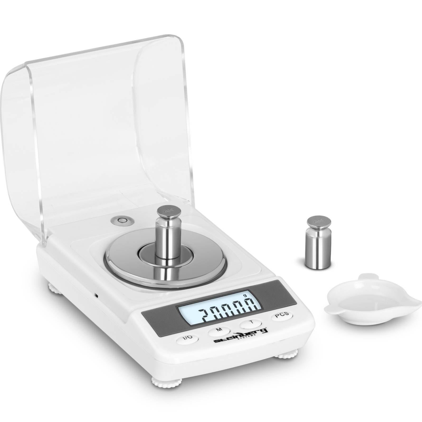 Bilancia Digitale Semme Da 0,001g - Per Gioielli, Oro, Farmaci, Con Pinzette E Pesi Di Calibrazione - Foto 10