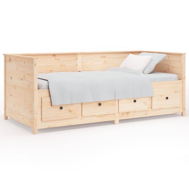 Sofá cama nido madera maciza de pino 90x200 cm - referencia Mqm-836156