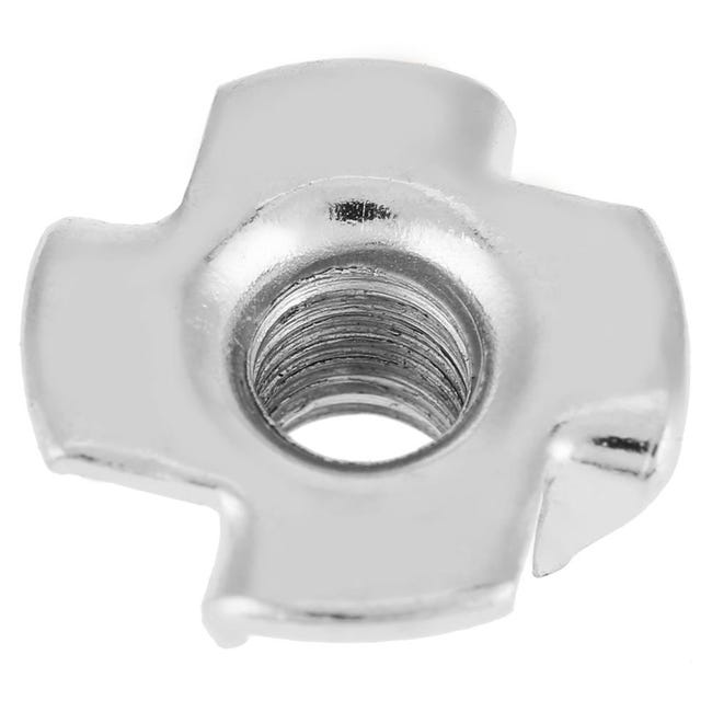 50 Dadi A T Con Griffe M3 - Acciaio Zincato Per Legno E Truciolare - Fai Da Te, Carpenterria, Montaggio - Foto 4