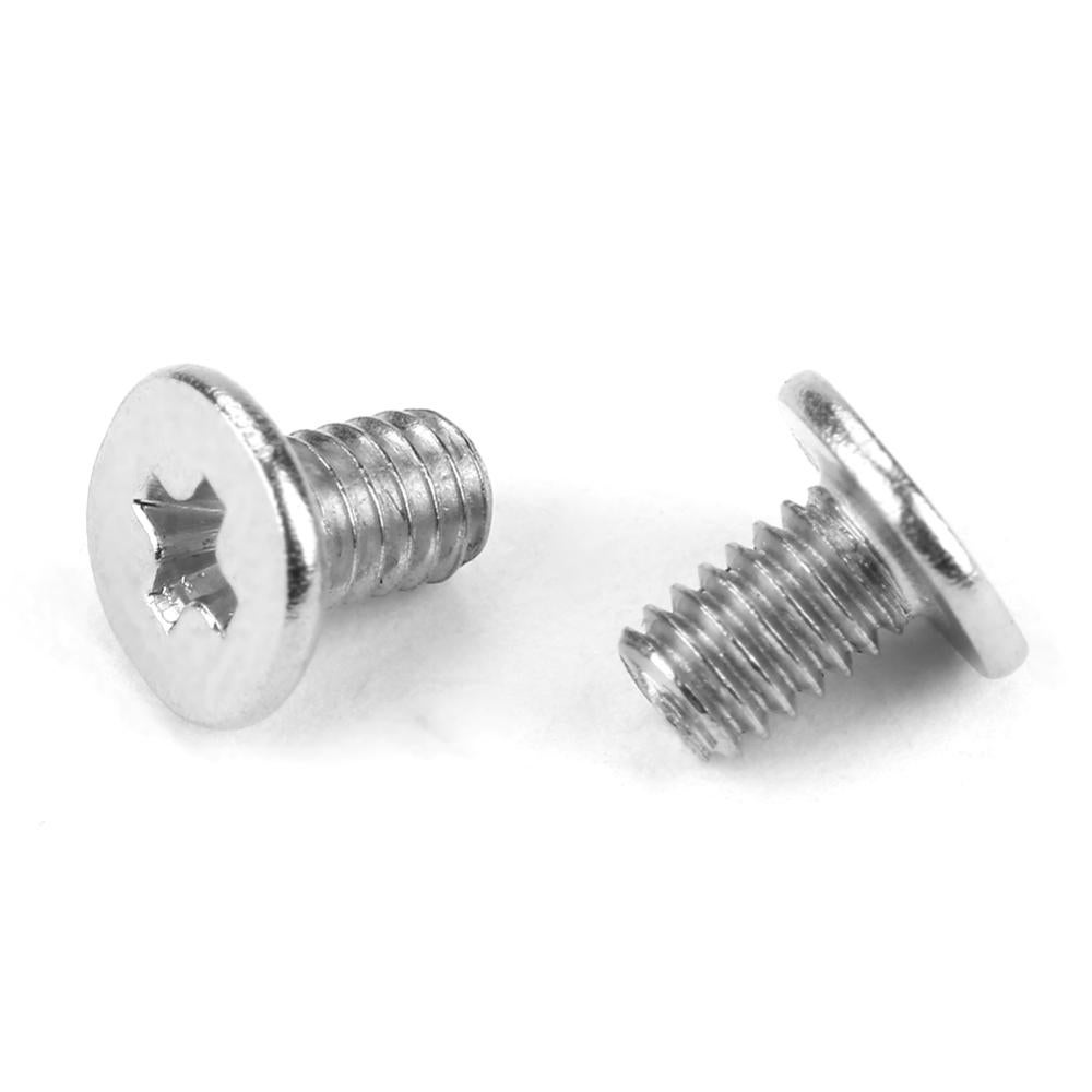 Viti per presa elettrica, 100 pezzi, 12 misure #6-32#8-32, viti a testa cilindrica in acciaio inossidabile 304, extra lunghe 50 mm 40 mm, viti per presa elettrica per piastra a parete, presa