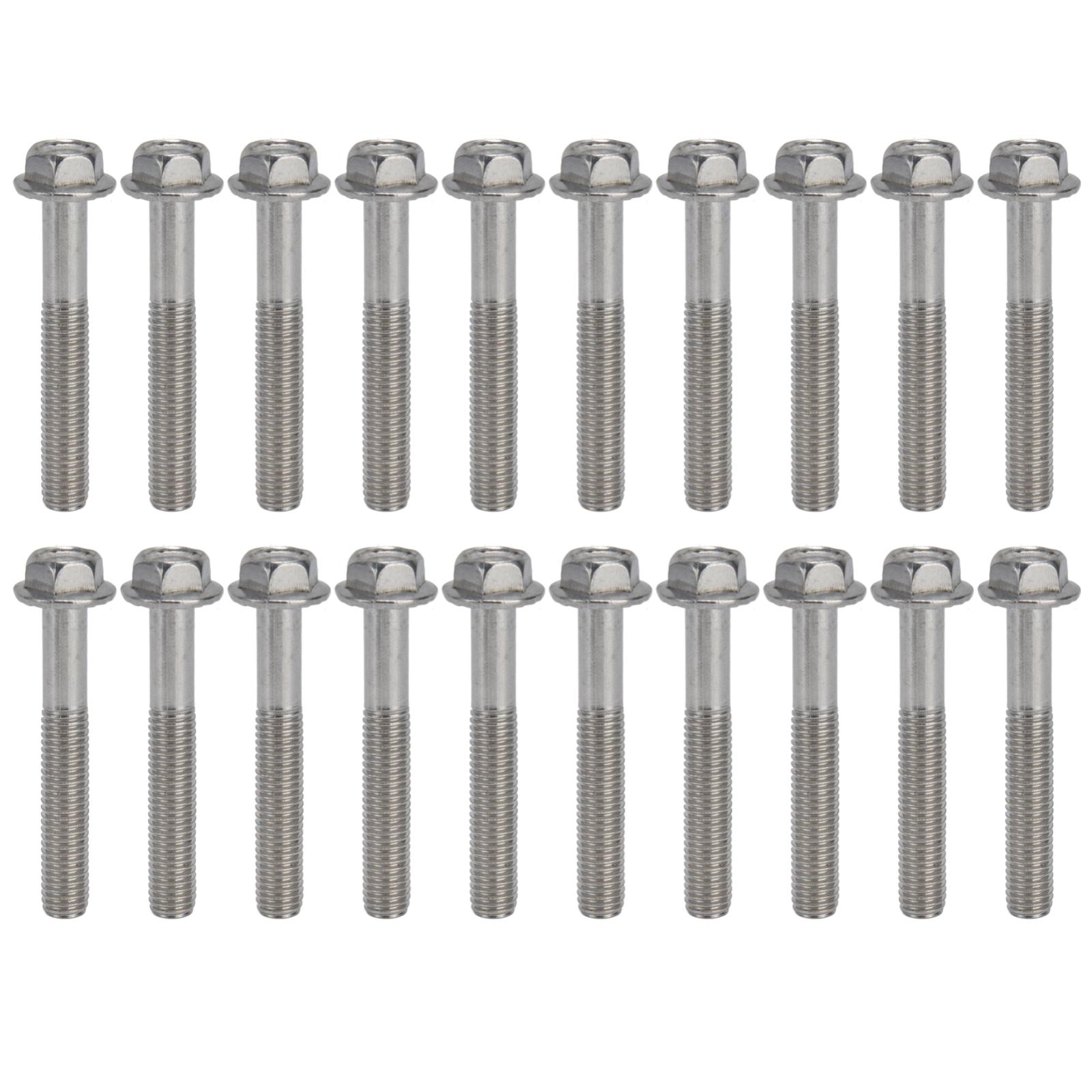 2) 7/16-14x1-1/4 Grado 8 Bulloni Flangia Testa Esagonale Viti Telaio - Foto 7