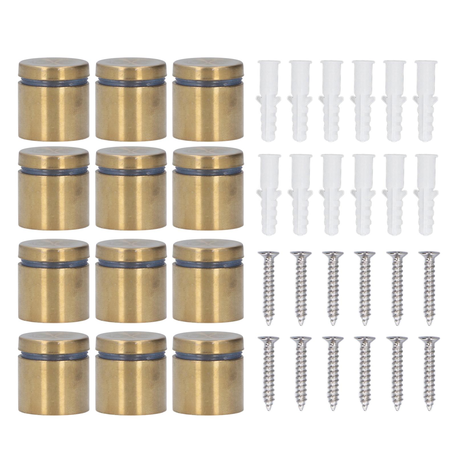 12 Ensembles De Clous Publicitaires En Acier Inoxydable 16x25mm 90210680