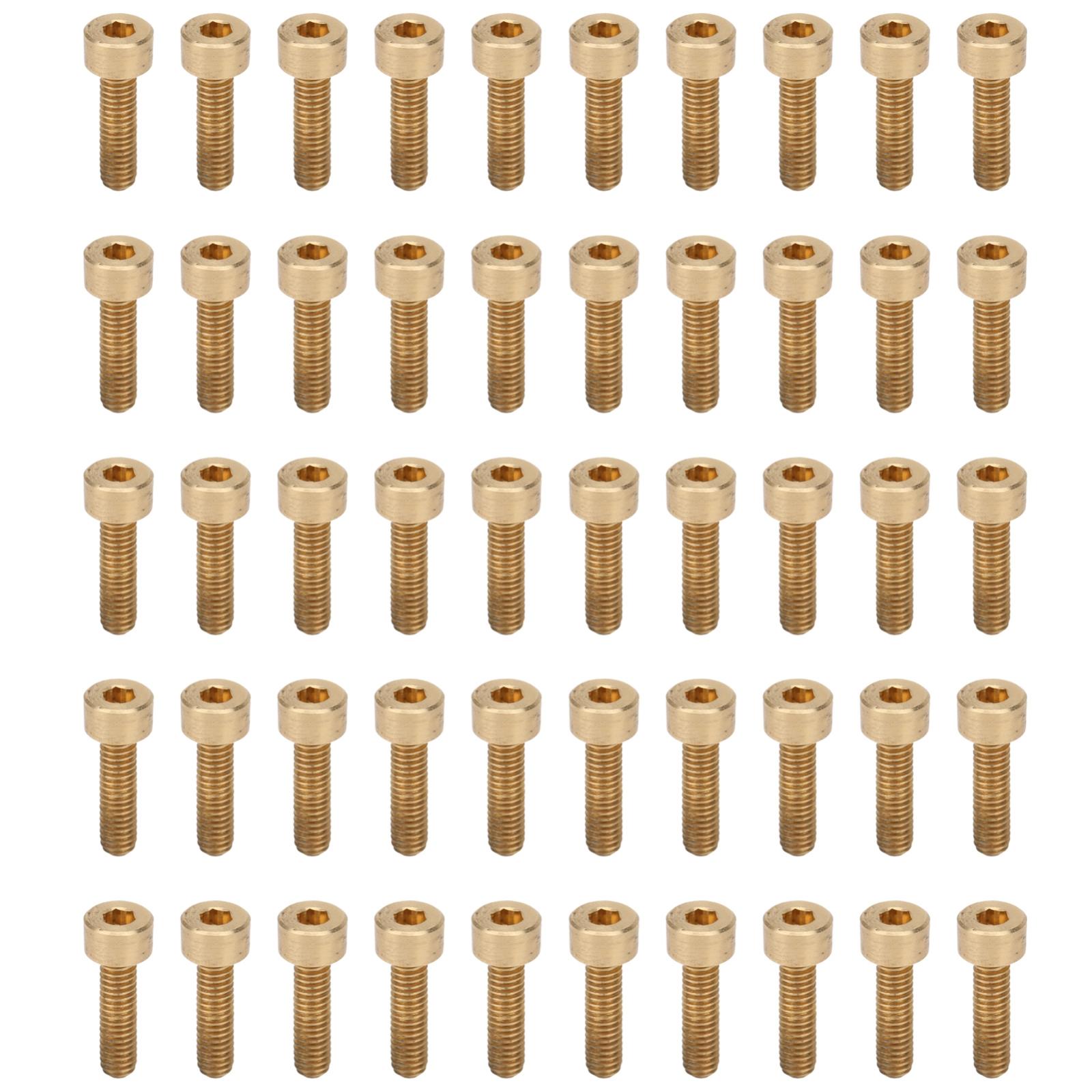 Boulons En Cuivre Pur 99,9% - Tête Plate Hexagonale - M3 M4 M5 M6 M8 - Vis Contre-coulées - Neufs