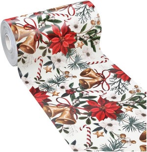 Tapis De Noël JINGLE ROLL - 1m De Large, Personnalisable, Pour Intérieur/Extérieur