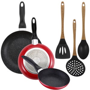 Pack Utensilios de Cocina Silicona INFINITY CHEFS 3 ud - Negro