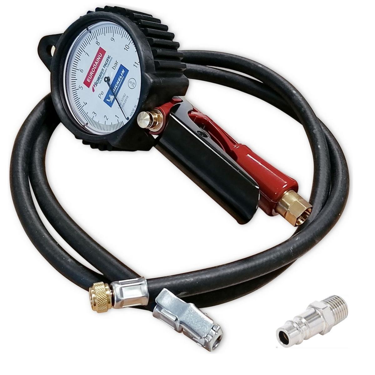Pistolet De Gonflage Avec Manomètre - Kit Professionnel Pour Pneus VL/PL - Fabriqué En France Par SCHRADER - 4