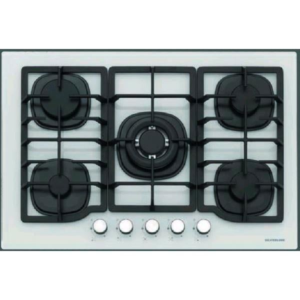 INDESIT Piano Cottura 5 Fuochi a Gas da Incasso (1 Bruciatore Wok)  Larghezza 70 cm colore Antracite - BB 752/I (AN)