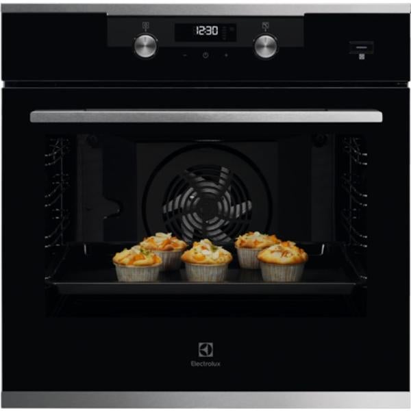 Electrolux KODEH60X Forno Elettrico da Incasso Ventilato Vapore 72L 60 cm A Nero
