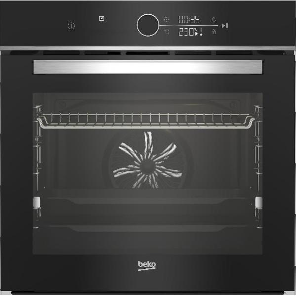 Beko BBIM18400BSE Forno Elettrico da Incasso 72L A+ 56 cm Vapore e Pizza Nero