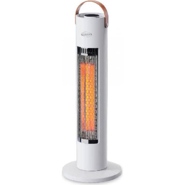 Stufa A Carbonio Infrarossi 900W Ardes - Riscaldatore Ambiente Bianco, 30 M³ - Foto 9