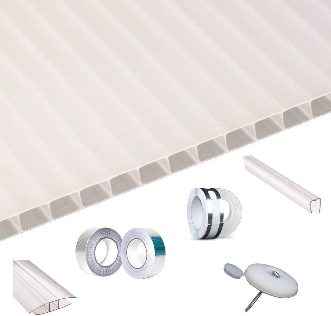 Kit Placas de policarbonato Compacto opal 10mm - Medida final 1500x2100mm