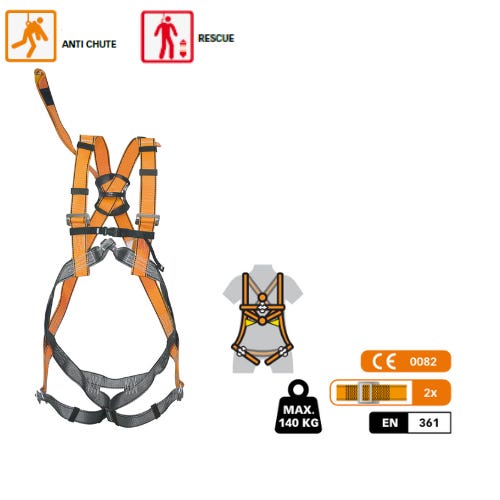 Kit harnais de sécurité pour toiture - FA8010500