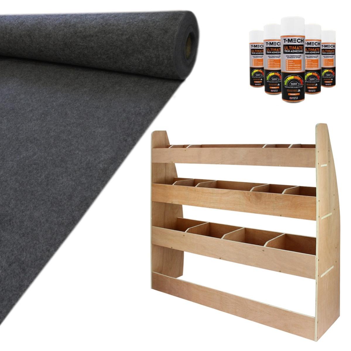 Tappeto baule in moquette Alfa 33 (nero) | Grigio Senza Fregio