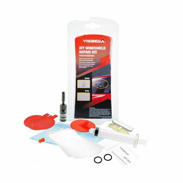 Kit di riparazione del vetro del parabrezza dell'auto da 20 ml, resina di riparazione del parabrezza per la riparazione del graffio del chip della crepa del parabrezza del vetro dell'auto