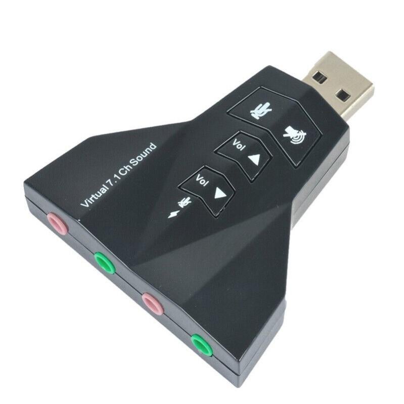 Scheda Audio USB 7.1 Virtuale – Surround 3D, Ingresso Microfono E Uscita Cuffie, Plug-and-play Per PC E Mac