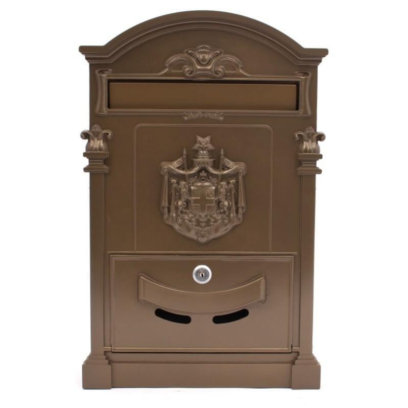 Boîte aux lettres en fonte. RESIDENCE grand kaki Leroy Merlin