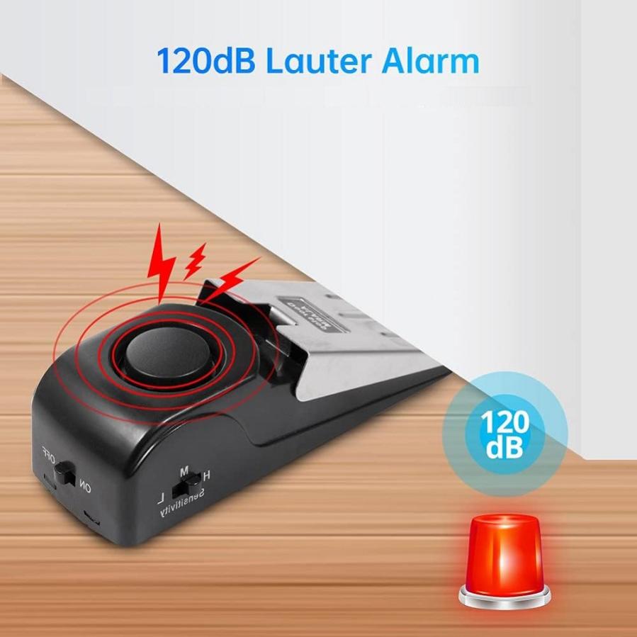 ALLARME SOTTOPORTA FUNZIONE FERMA PORTA CASA NEGOZIO UFFICIO | Leroy Merlin - Foto 8