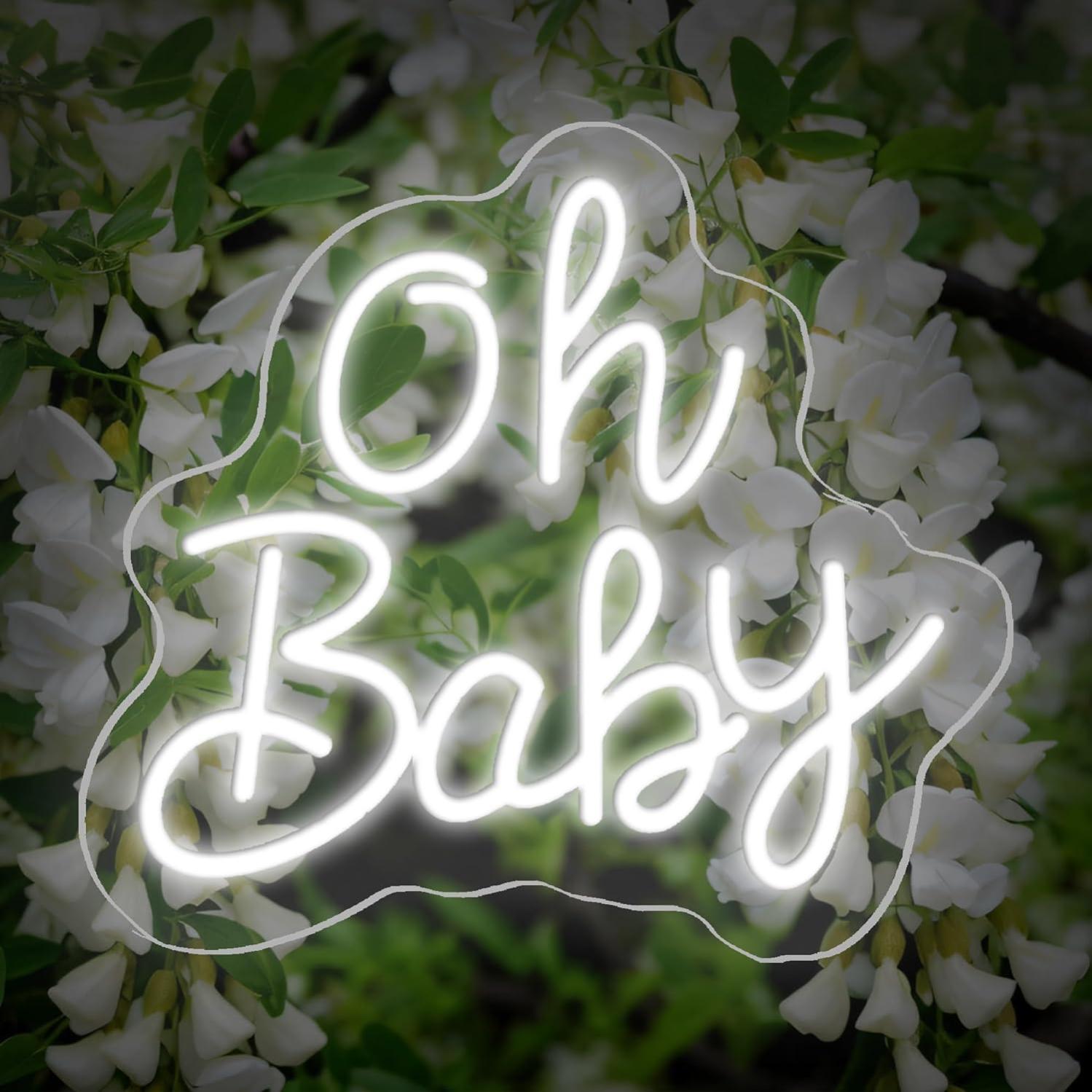 Tapis Souvenir Bébé « Oh Baby » Ginger Ray - 1x1 M Avec Flèche Et Cercle En Bois Pour Photos Mensuelles