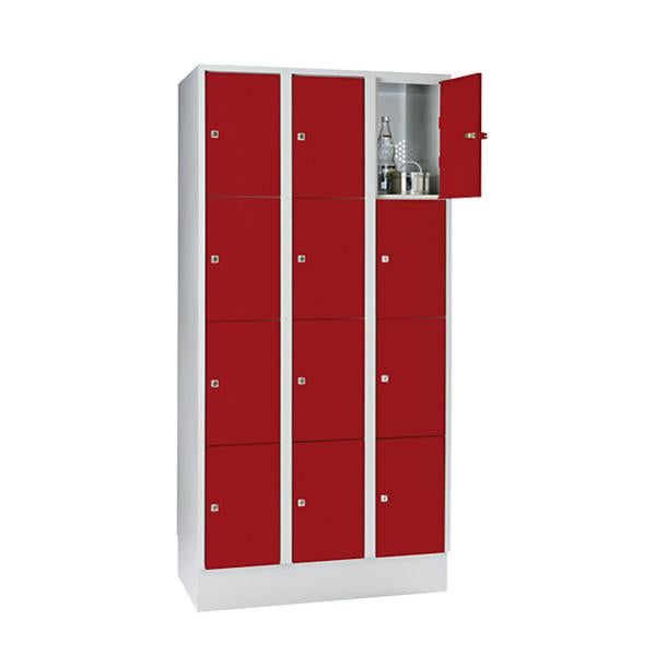 Hünersdorff Cassetta Porta Oggetti CLASSIC In PP, 12 Scomparti, 225x335x55 Mm, Colore Giallo, Con Manico