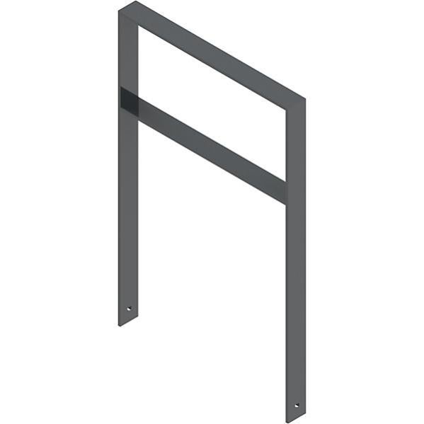 Kaiserkraft | Staffa per biciclette TOUR | paletto 70 x 70 mm | zincata