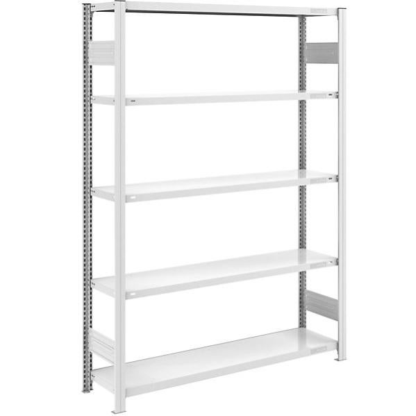 Scaffale Metallo Carico 100kg Seven Comfort Scaffale Pieghevole 5 Ripiani - Con Ruote, Portata 100kg Scaffale Pieghevole Per Casa