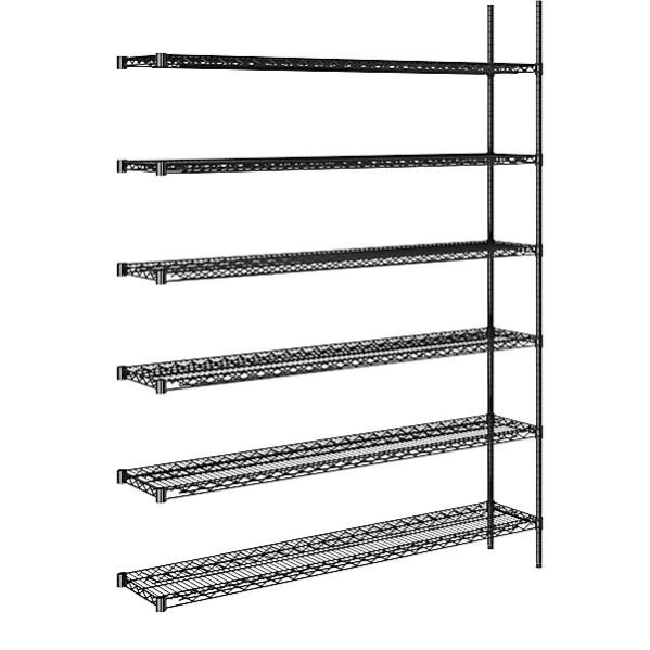 Scaffale Modulare 4 Cubi Impilabile In Metallo 35x35x35cm Bianco/nero - Foto 6