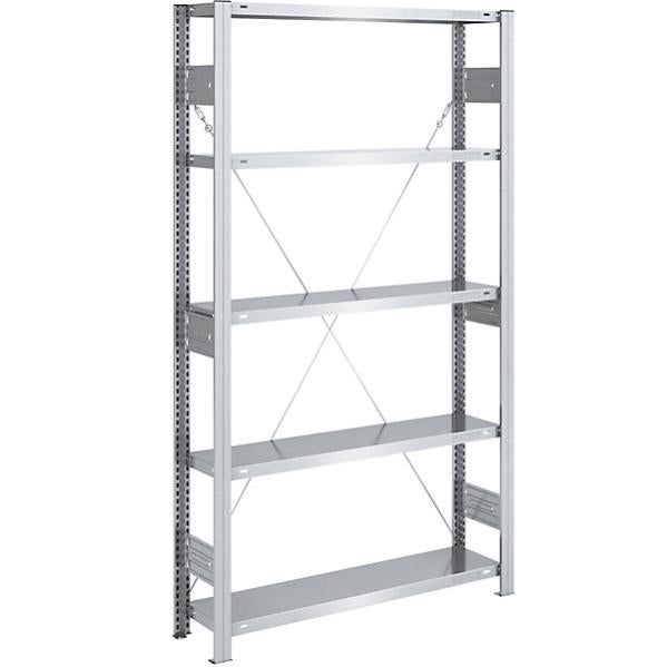 Scaffale Metallico Per Garage 180x120x23 Cm - 7 Ripiani Regolabili, Portata 125 Kg, Sistema A Incastro