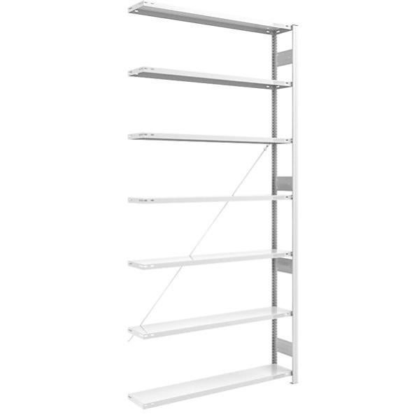 Scaffale Metallico Zincato 230x80x60cm Con 6 Ripiani - Portata 166kg Per Garage E Cantina - Foto 7