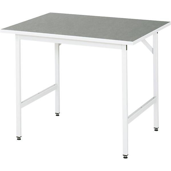 KTC Tec Telaio Per Banco Da Lavoro WBG-550/850 - Altezza Regolabile 55-85 Cm, Larghezza 55 Cm, Acciaio Verniciato RAL 6011 Verde Reseda