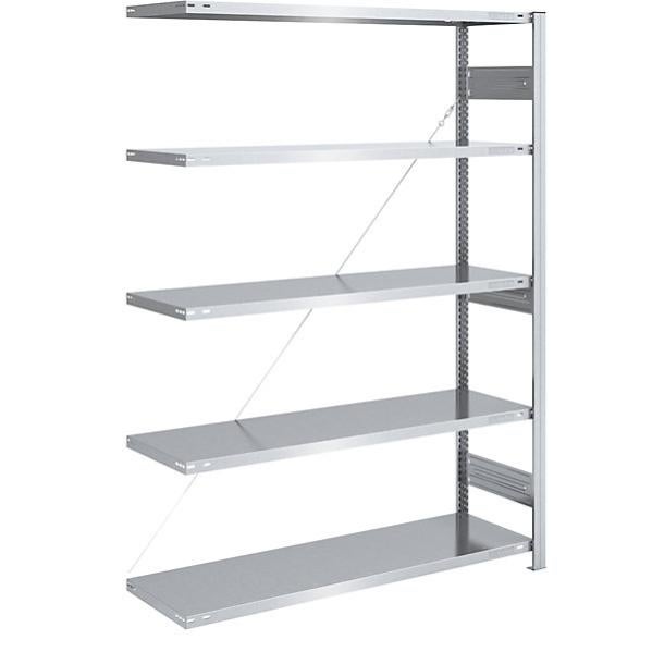 Scaffale Metallo PRO Shelfplaza 180x80x60 Cm – 4 Ripiani In HDF, Carico 200 Kg Per Piano, Zincato E Regolabile Per Garage E Officina