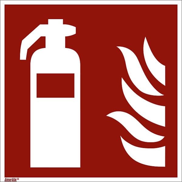 Cartello Antincendio Vsafety Per Coperta Anti-fuoco, Adesivo In Vinile 75x200 Mm, Norme EN ISO 7010, Rosso